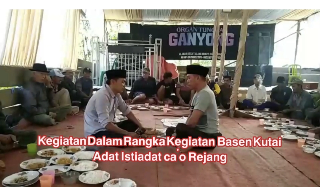 Salah Satu Tradisi Adat Istiadat Rejang Dalam Acara Basen Kutei yang Di Terapkan di Desa Bioa Putiak.